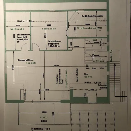 아파트 Sonnenscheinhaus - Napfeny Haz